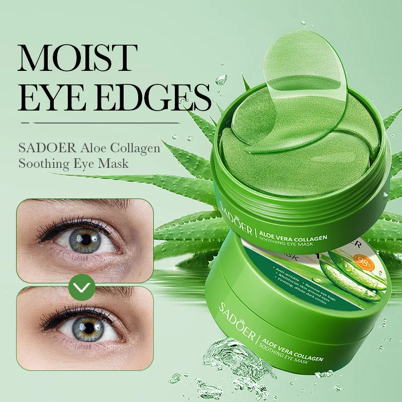 SAODER 60Pcs 알로에 베라 콜라겐 아이 패치  - Sheet Mask Collagen 리뷰 및 가격